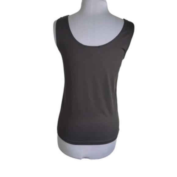 Gillian & Nicole Scoop Front/Back Neck Taupe Camisole Tanks Size L - Picture 4 of 6